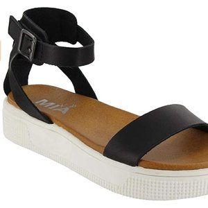 Mia Kid's Ellen Platform Sandals | Vegan Leather | Little Kid's 13